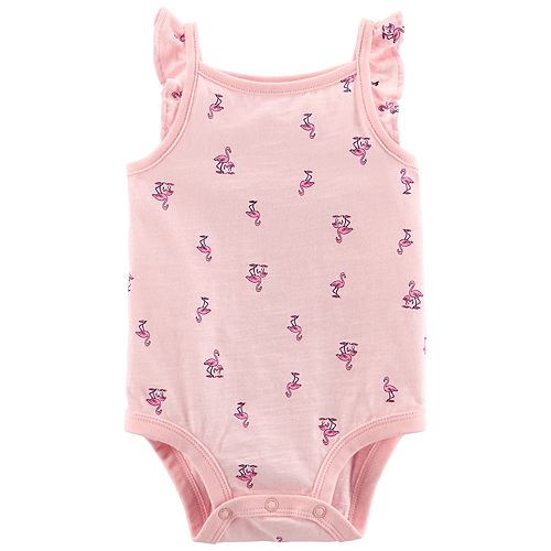 Baby Girl Carter's Flamingo Bodysuit