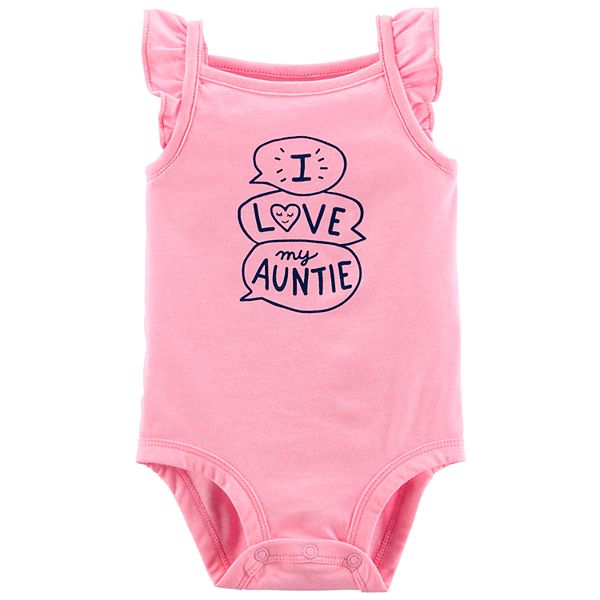 Baby Girl Carter S I Love My Auntie Bodysuit