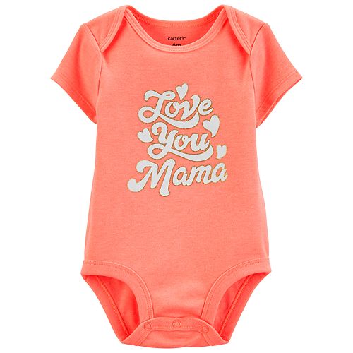 Baby Girl Carter's "Love You Mama" Bodysuit