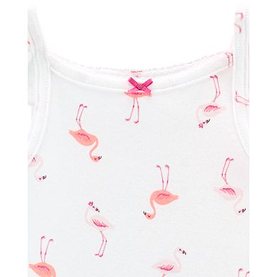 Baby Girl Carter's 3-piece Flamingo Bodysuits & Pants Set
