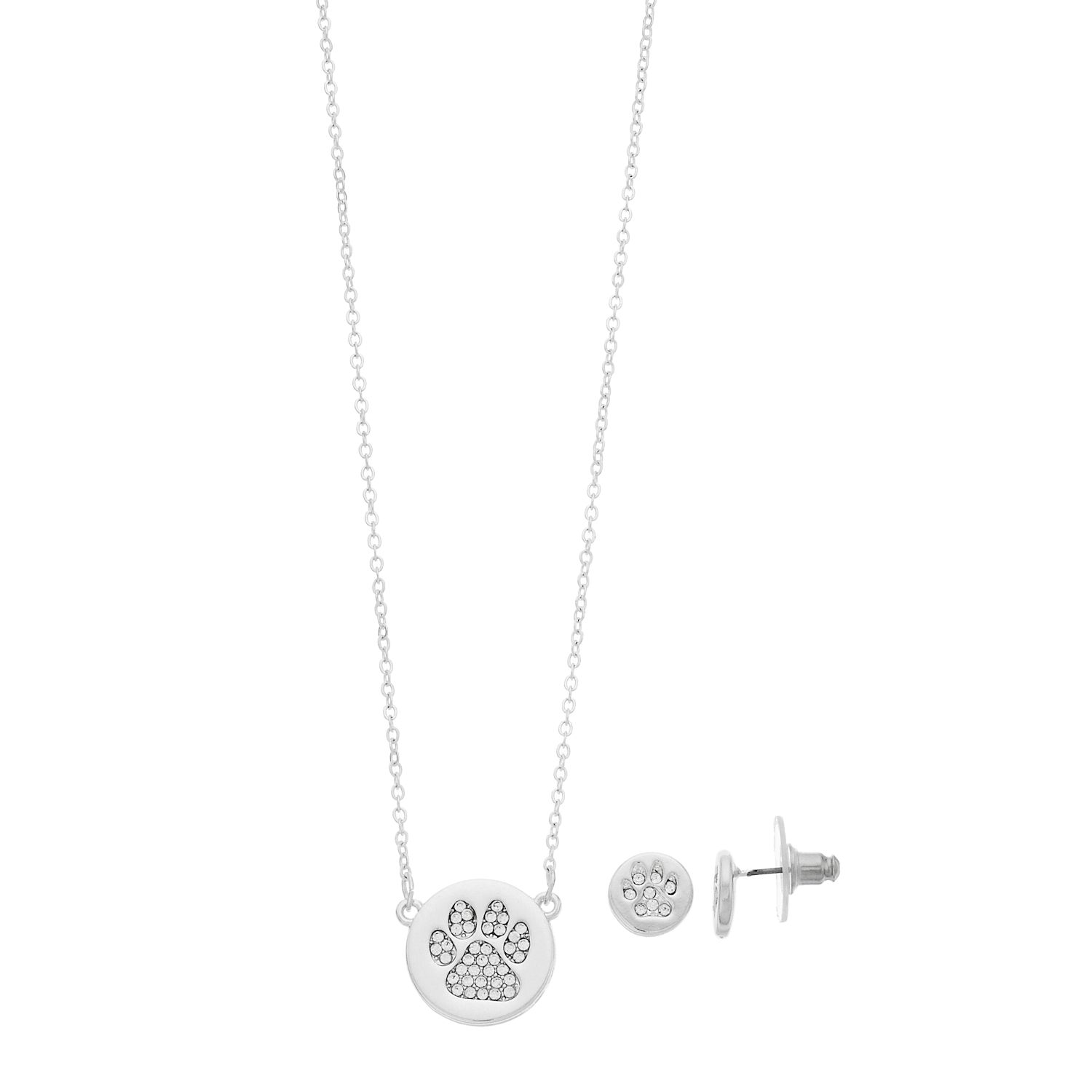 paw print necklace kohls