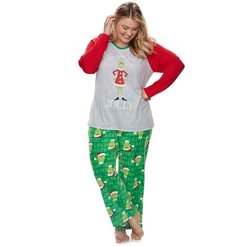 Plus Size Jammies For Your Families How the Grinch Stole Christmas Grinch &quot;This is Me Being