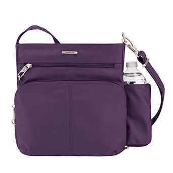 Travelon Anti-Theft Classic Crossbody Bag with Water Bottle Holder