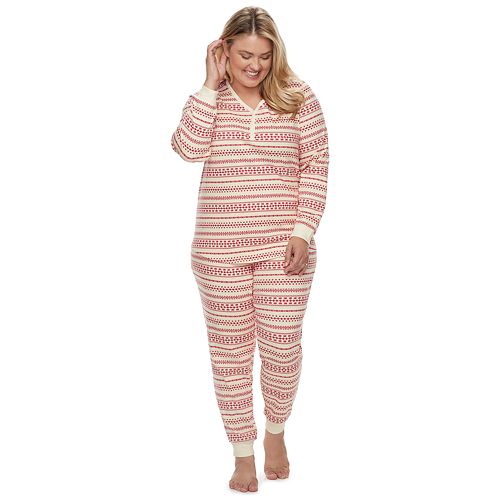 Plus Size LC Lauren Conrad Jammies For Your Families Knit Winter 