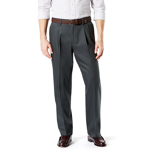 Neem de telefoon op Scheiden volwassen Men's Dockers® Signature Khaki Relaxed-Fit Stretch Pleated Pants