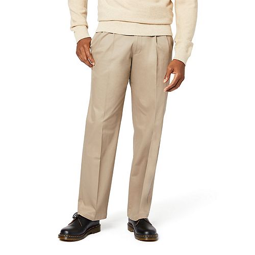 Men's Dockers® Signature Khaki Lux RelaxedFit Stretch Pleated Pants D4