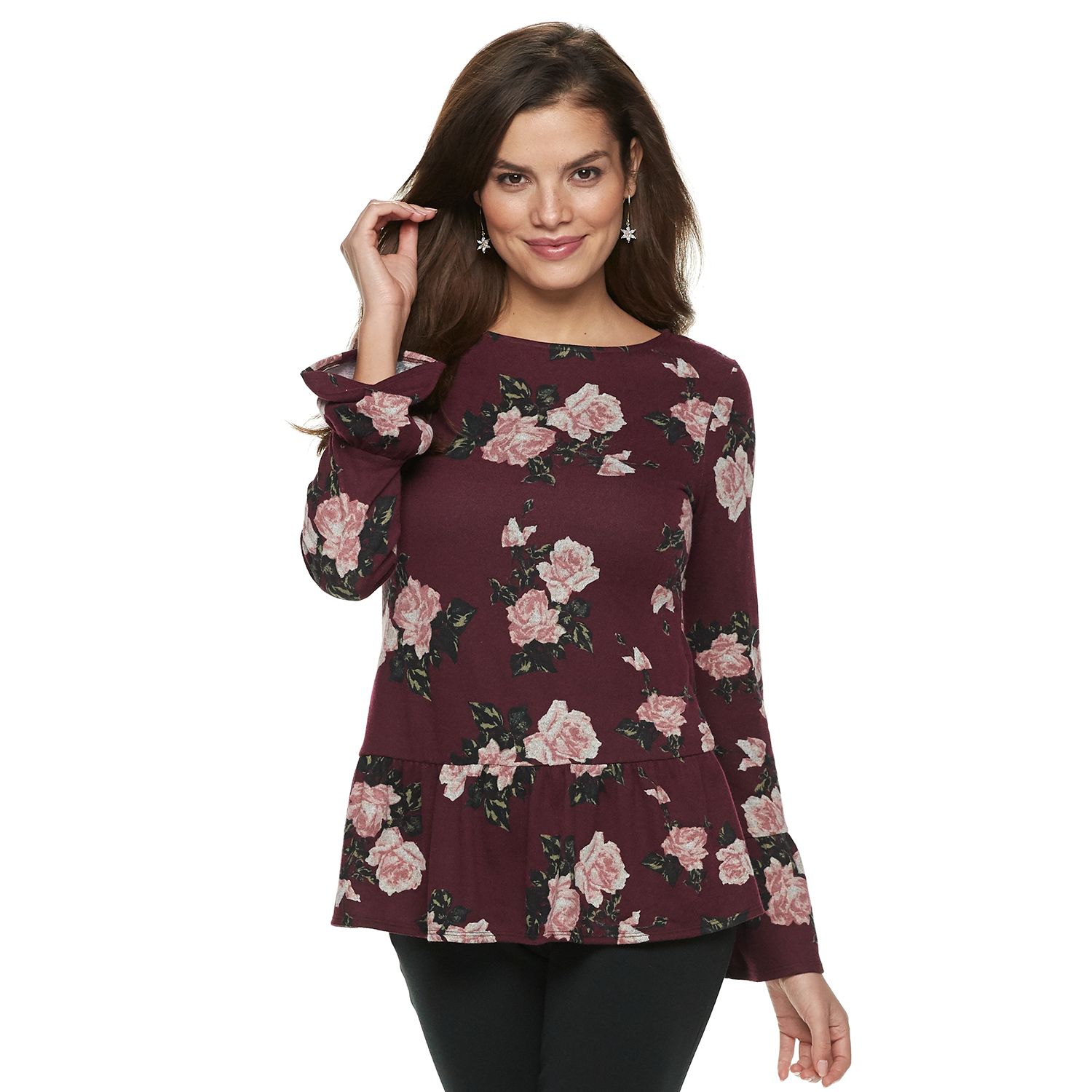 kohls peplum top