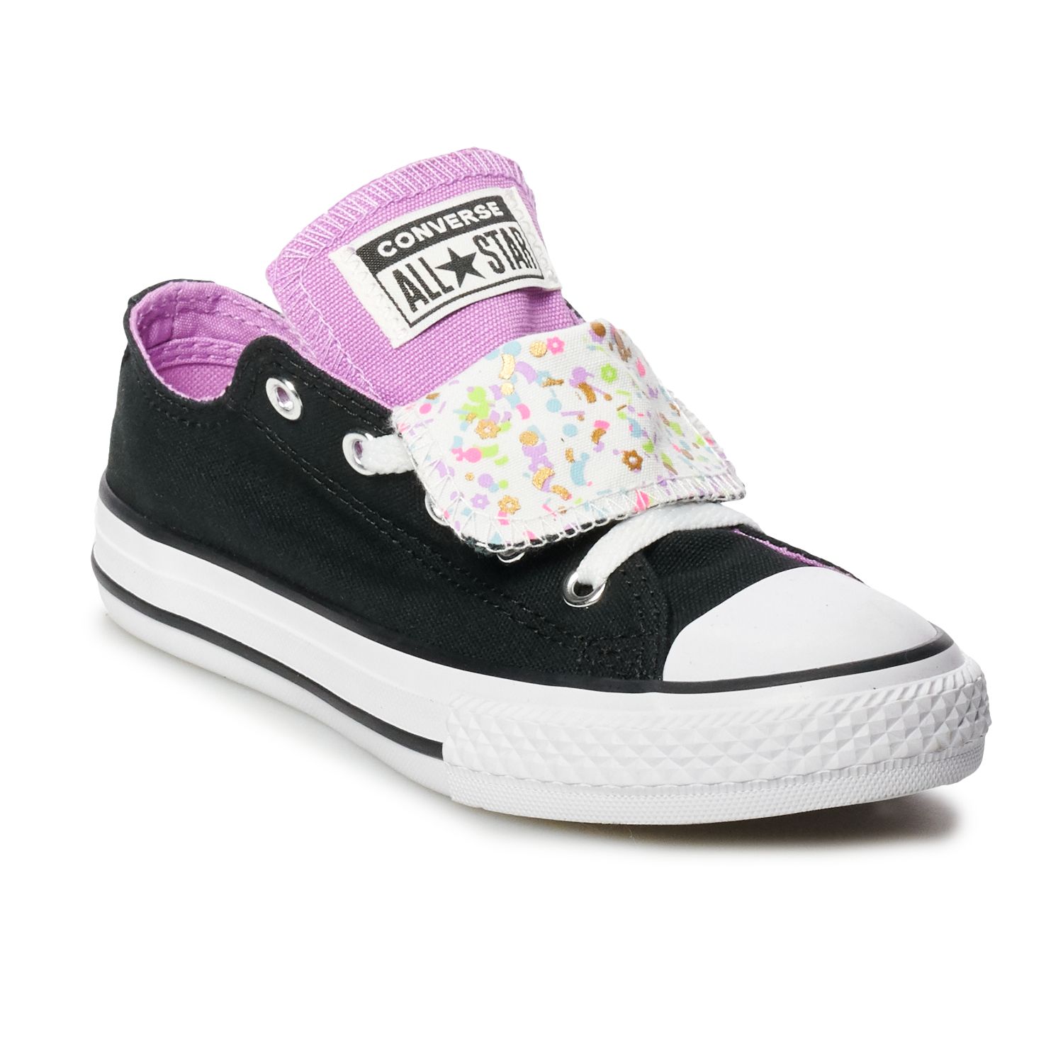 ladies converse double tongue