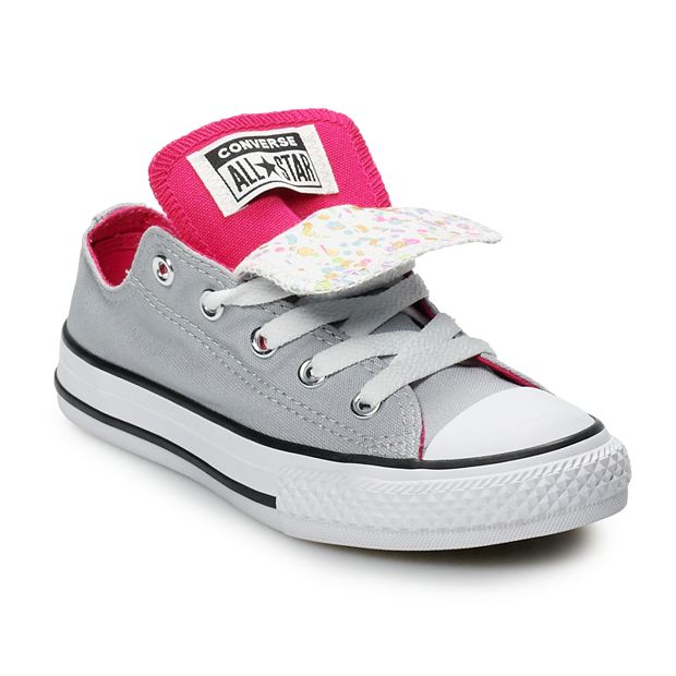 Womens converse double discount tongue