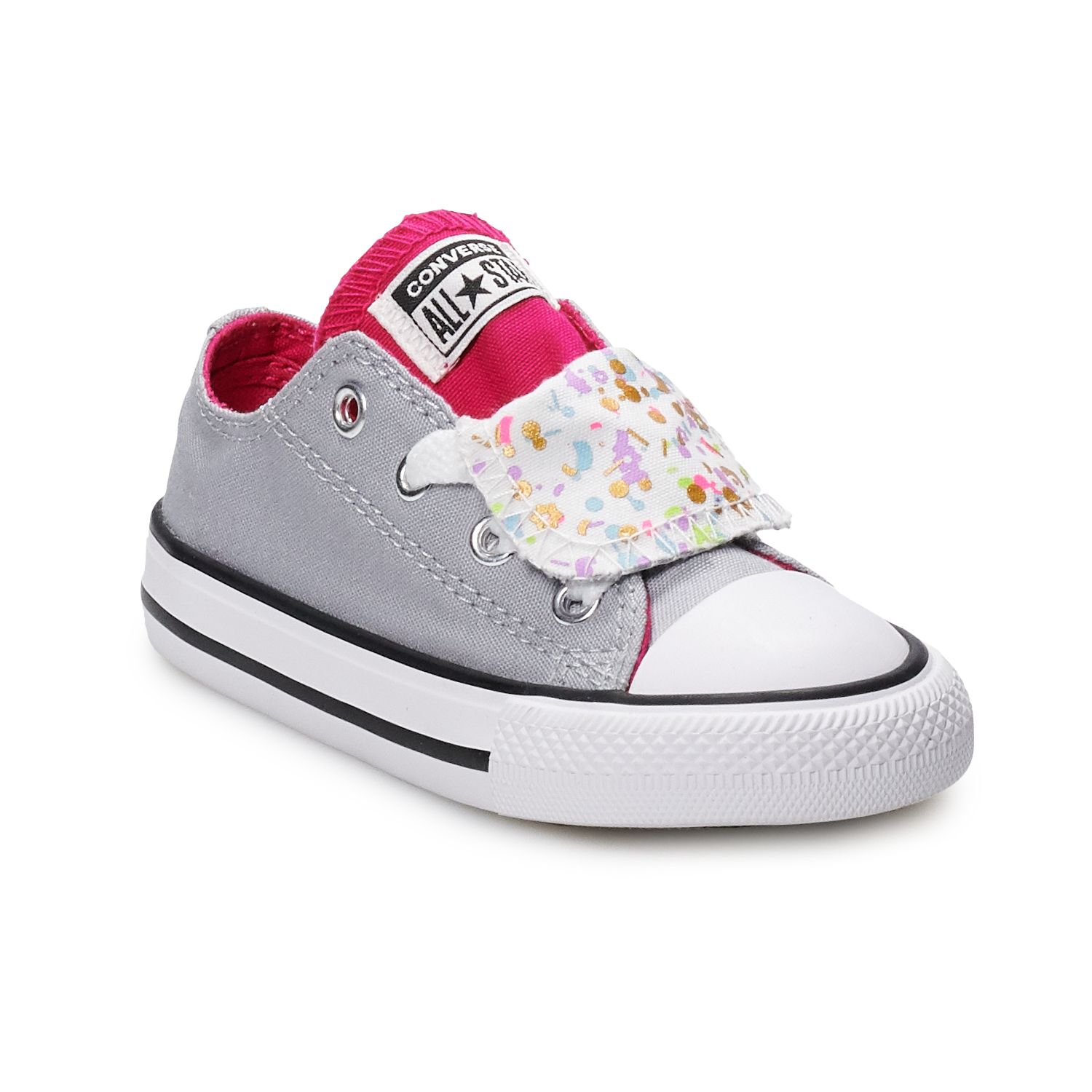 girls confetti converse