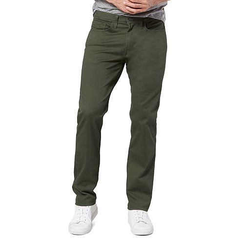 men's athletic fit khaki pants