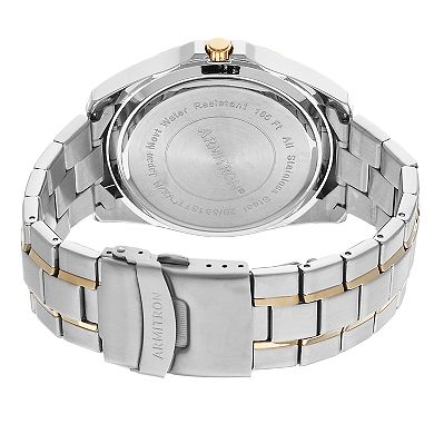 Armitron Men's Two Tone Stainless Steel Dress Watch - 20/5313BKTT