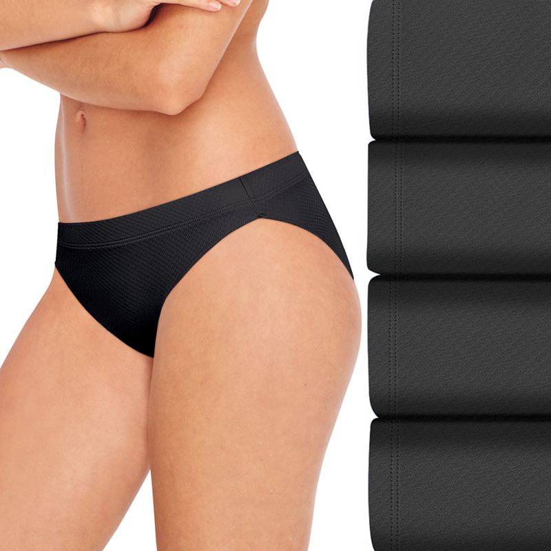 UPC 738994751324 product image for Women's Hanes 4-Pack Ultimate Breathable Comfort Ultra Light Bikini 42ULBK, Size | upcitemdb.com