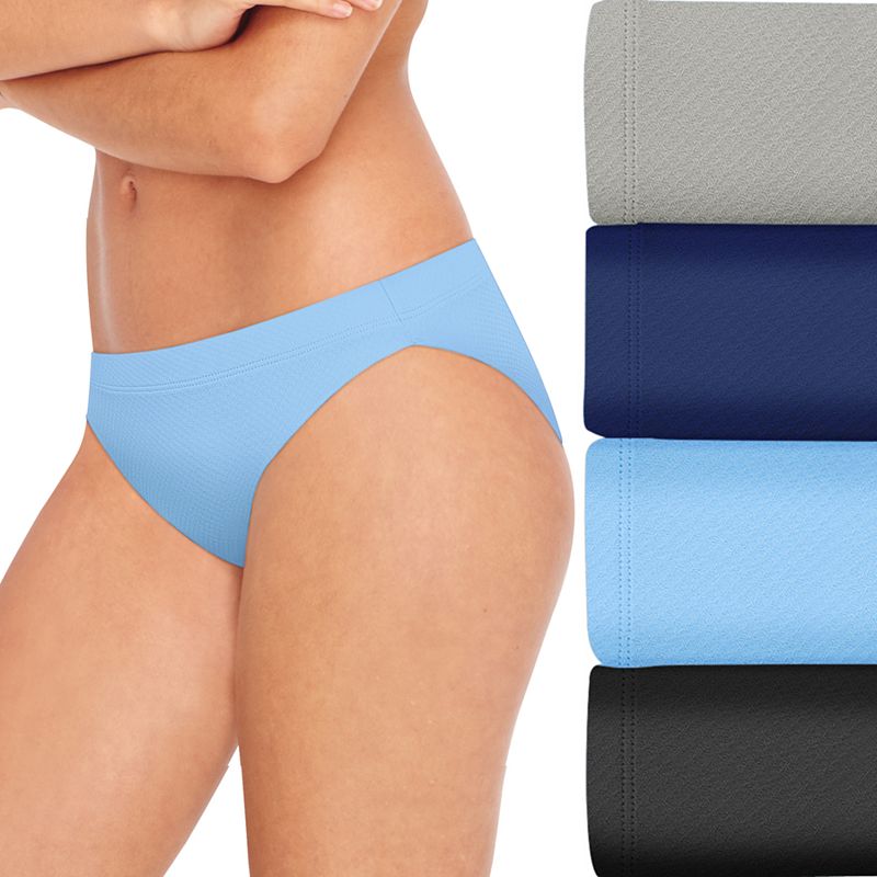 UPC 738994751584 product image for Women's Hanes 4-Pack Ultimate Breathable Comfort Ultra Light Bikini 42ULBK, Size | upcitemdb.com