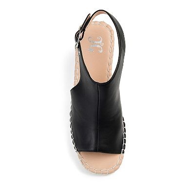 Journee Crew Women's Espadrille Wedges