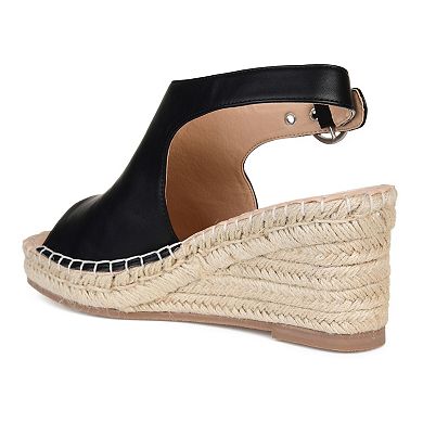 Journee Crew Women's Espadrille Wedges