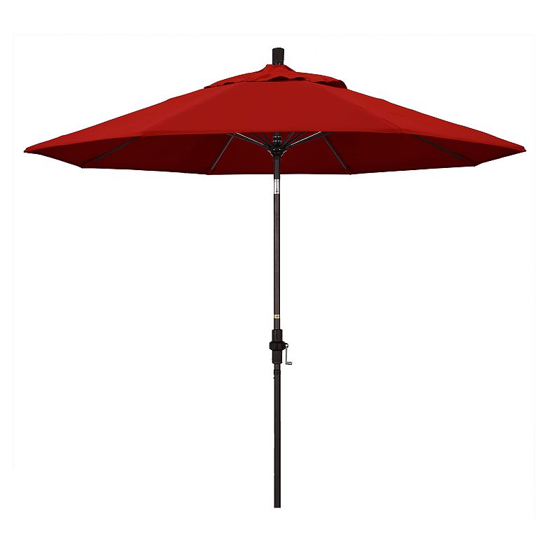 California Umbrella 9-ft. Sun Master Red Sunbrella Patio Umbrella