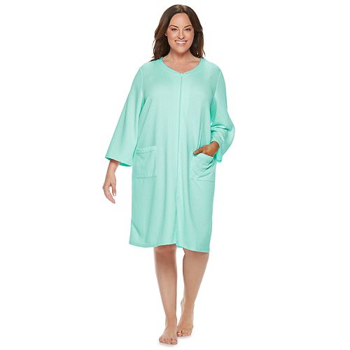 Plus Size Croft & Barrow® Quilted Duster Robe