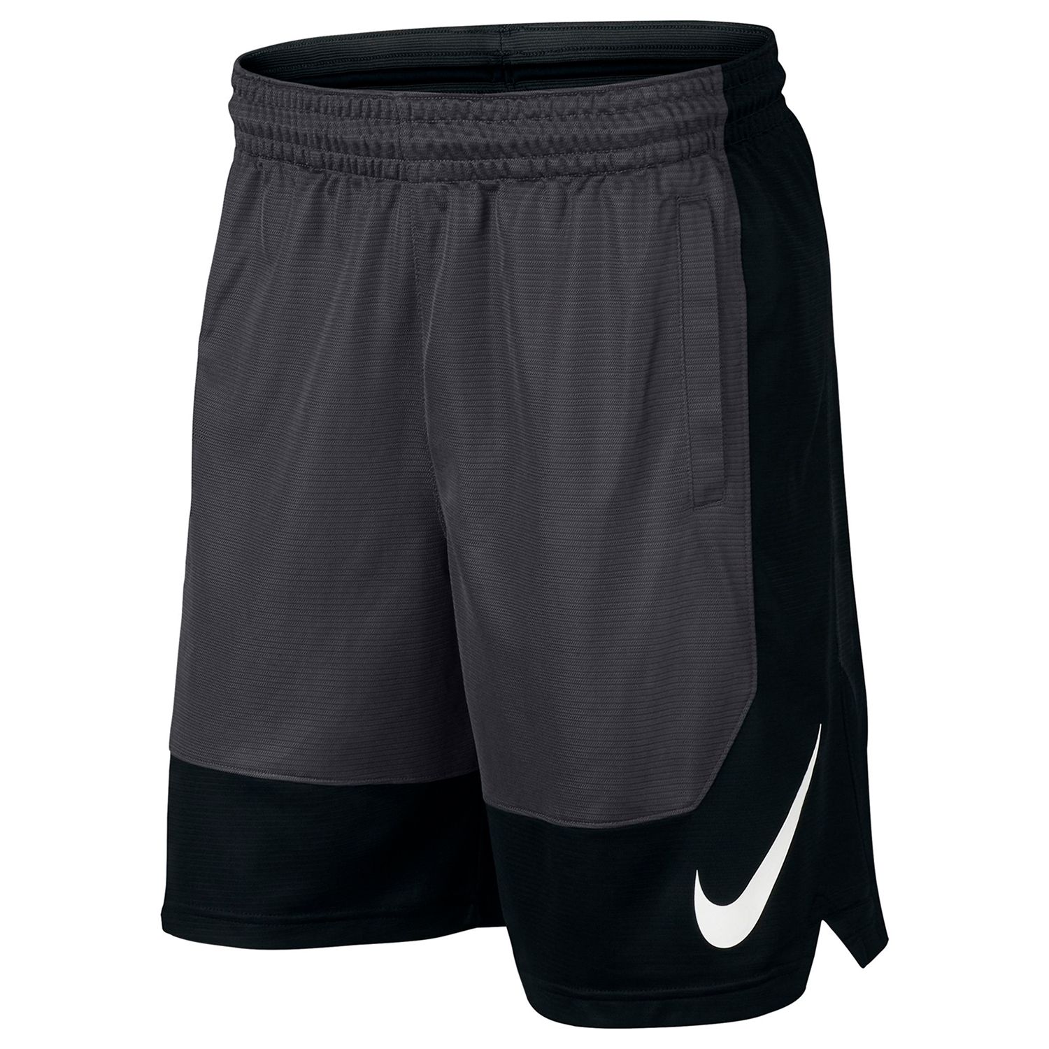 nike training dry hybrid fleece shorts in grey