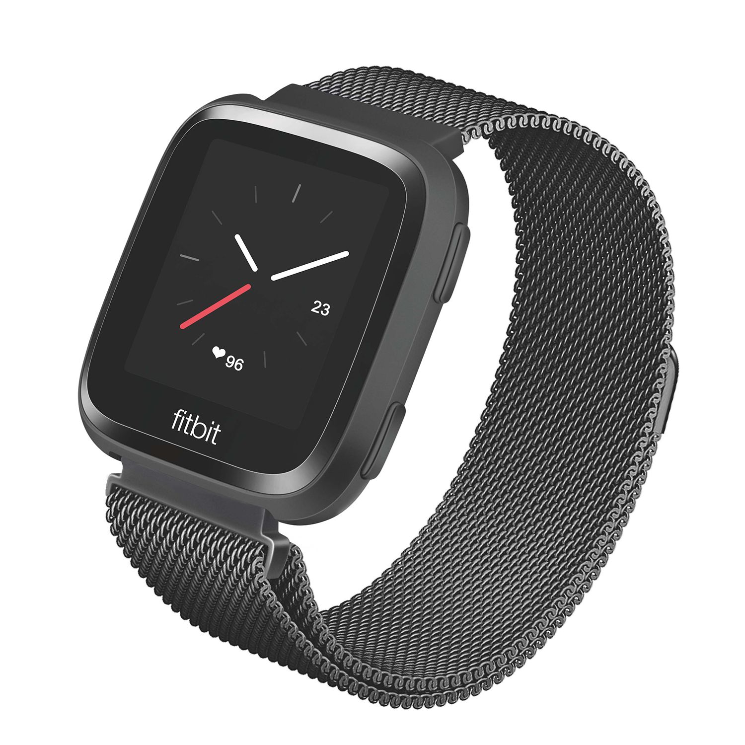 fitbit versa rose gold ruby band