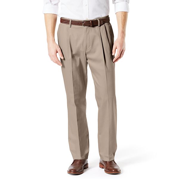 Men's Dockers® Signature Lux Classic-Fit Stretch Pleated Pants