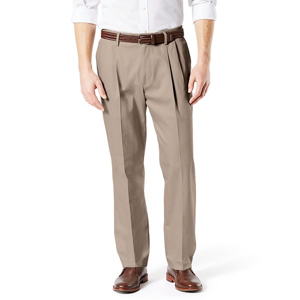 Men's Dockers® Signature Khaki Lux Classic-Fit Stretch Pleated Pants