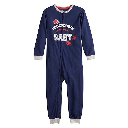 Toddler Jammies For Your Families Sunday Funday "Touchdown Baby" One