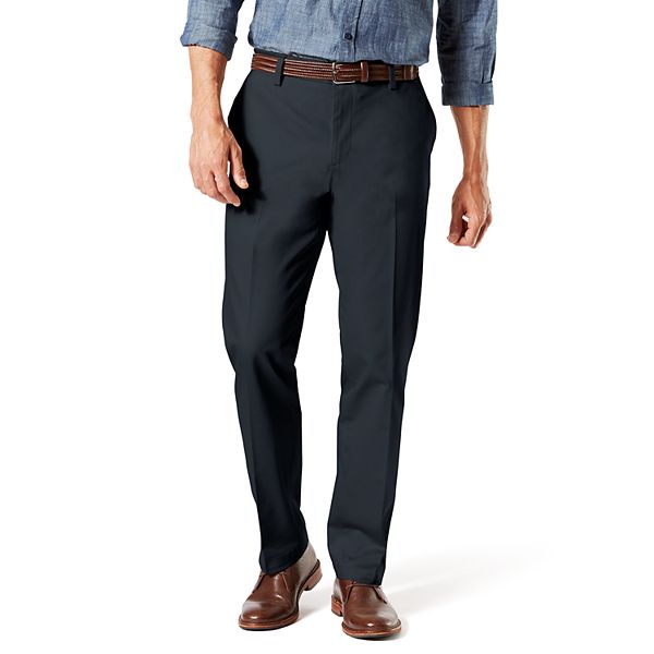 Dockers Signature Dark Khaki Flat Front Classic Fit Big & Tall Pants 42 to 50 