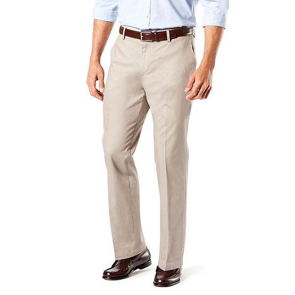 Men's Dockers® Signature Khaki Lux Straight-Fit Creased Stretch Pants