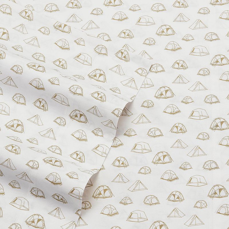 UPC 883893530997 product image for Eddie Bauer Outdoor Print Percale Sheet Set, Beige Full | upcitemdb.com
