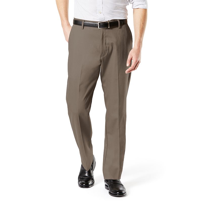 Men's Signature Khaki Lux Slim-Fit Stretch Pants