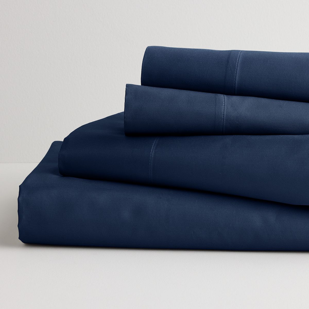 Sonoma Goods For Life® The Easy Care 525 Thread Count Sheet Set with Pillowcases - Navy, QUEEN SET