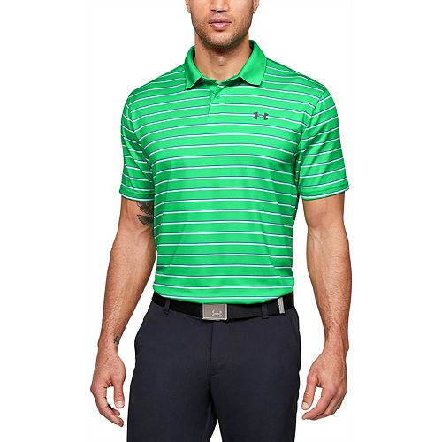 Men's Under Armour Striped Performance 2.0 Golf Polo