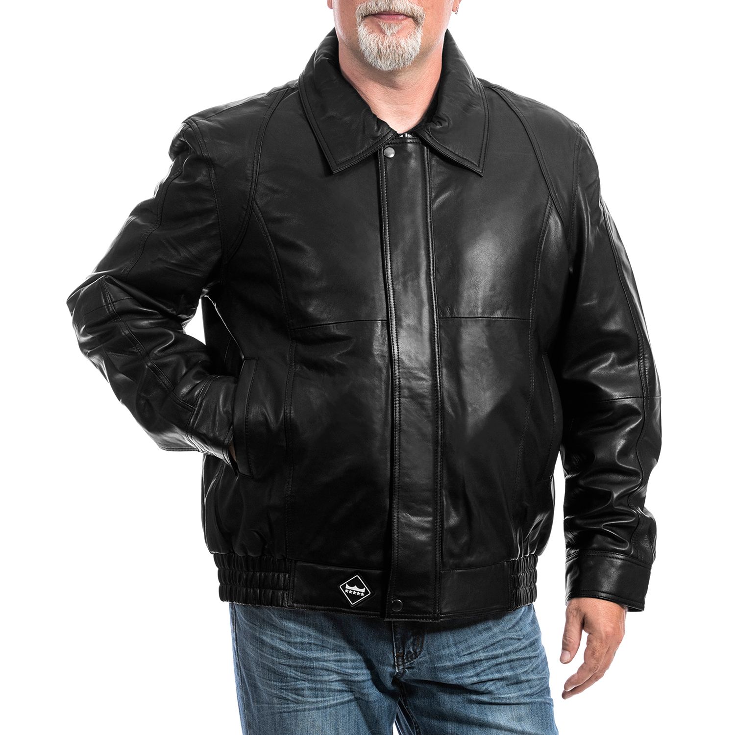 classic leather jacket