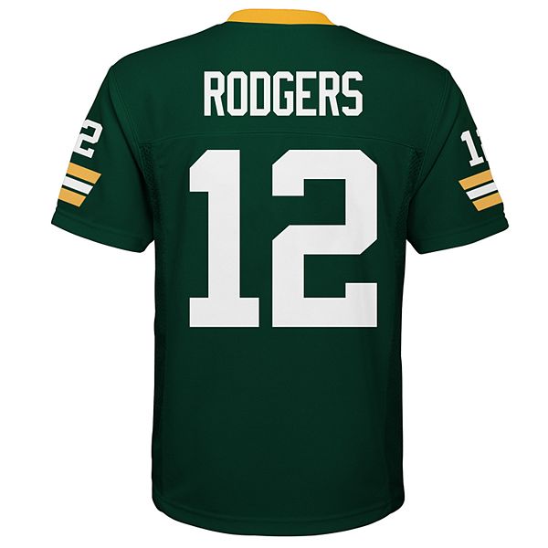 Green Bay Packers #12 Aaron Rodgers Custom Stitched Jersey - AME Sports