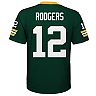Boys 8-20 Green Bay Packers Aaron Rodgers Jersey
