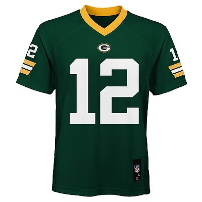 Boys 8 20 Green Bay Packers Aaron Rodgers Jersey