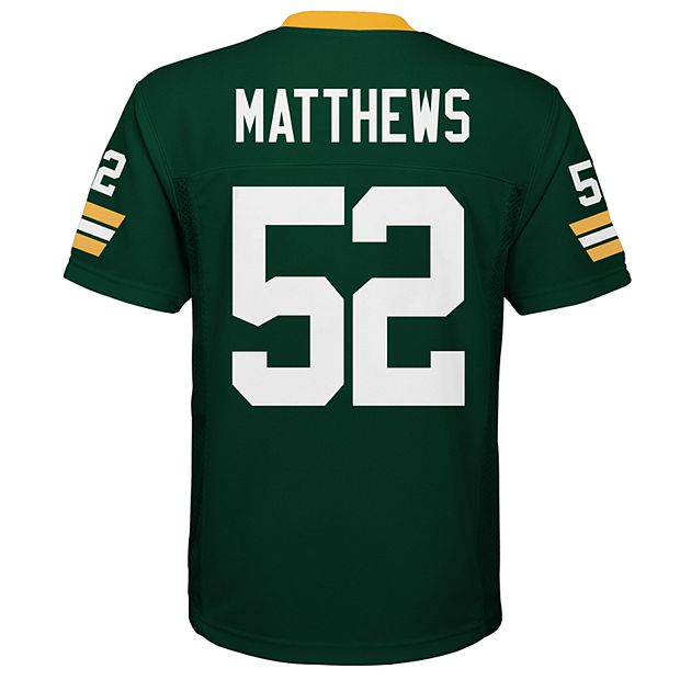 Boys 8 20 Green Bay Packers Clay Matthews Jersey