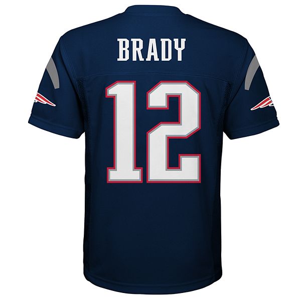 Boys 8-20 New England Patriots Tom Brady Jersey
