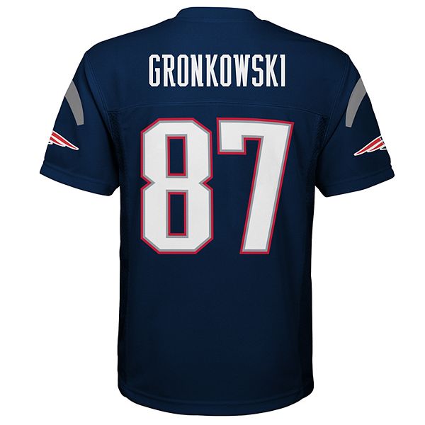 Youth Rob Gronkowski #87 New England Patriots Jersey