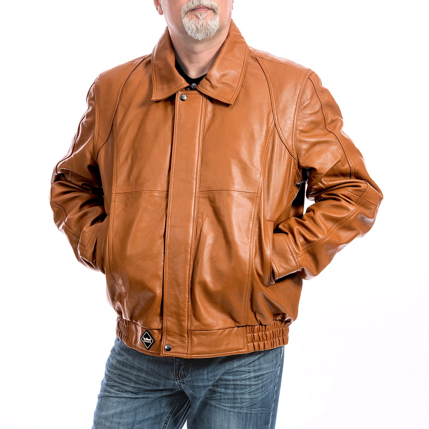 kohls leather jacket mens