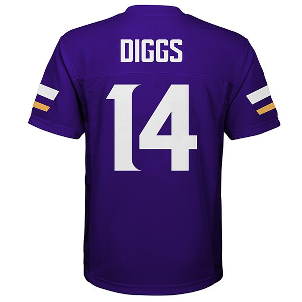 Minnesota Vikings Stefon Diggs #14 Gray Nike NFL On Field Jersey Size Mens  Large