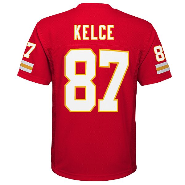 Nike Youth Kansas City Chiefs Travis Kelce #87 White Game Jersey