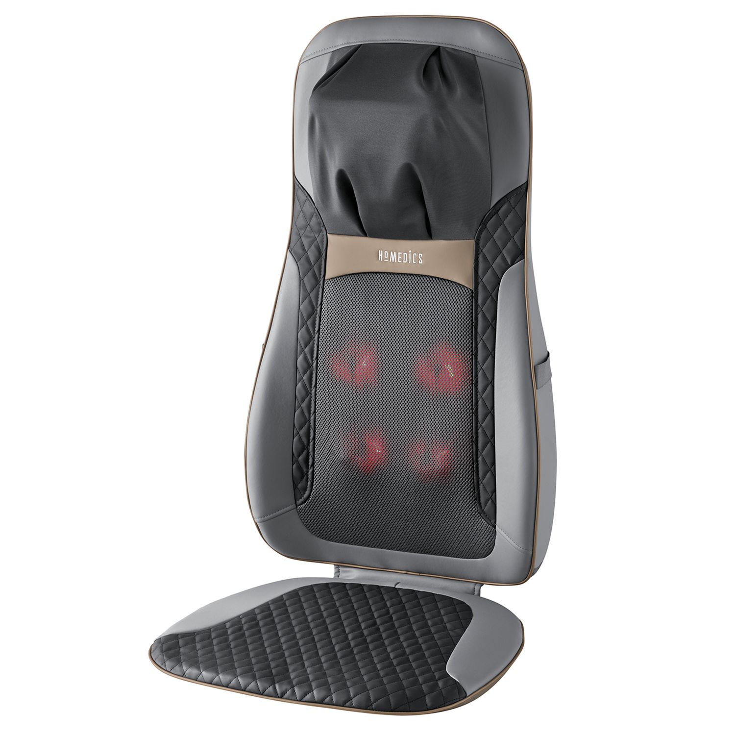 Reathlete Spina Shiatsu Massage Chair Cushion With Triple-action