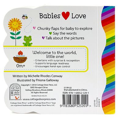 Cottage Door Press Lift-A-Flap Babies Love Colors Book