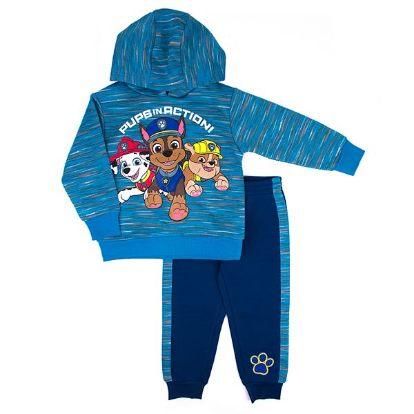 9 Months 6 Years Marshall Hooded Jumper and Joggers 100% Cotton Paw Patrol Official Boys Todders Babies Tracksuit Outfit Set Zipped Hoodie Chase