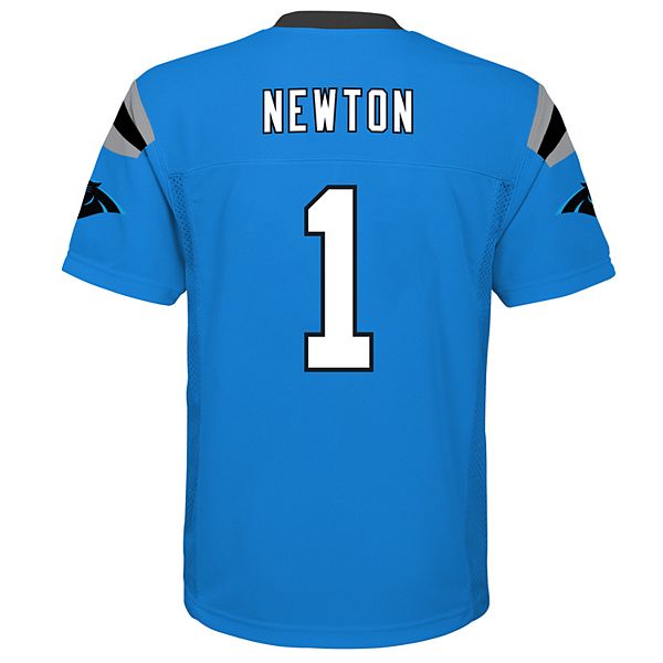 Carolina Panthers Nike Game Road Jersey - White - Cam Newton - Youth