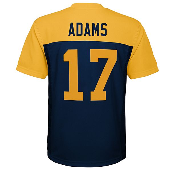 NWT New Adams #17 Green Bay Green Custom Football T-Shirt Jersey No Logos Mens