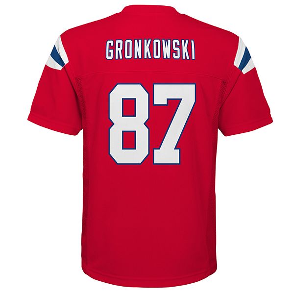 Boys 8-20 New England Patriots Rob Gronkowski Jersey