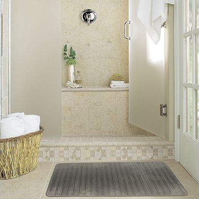 Mohawk® Home Hi-Low Stripe Memory Foam Bath Rug